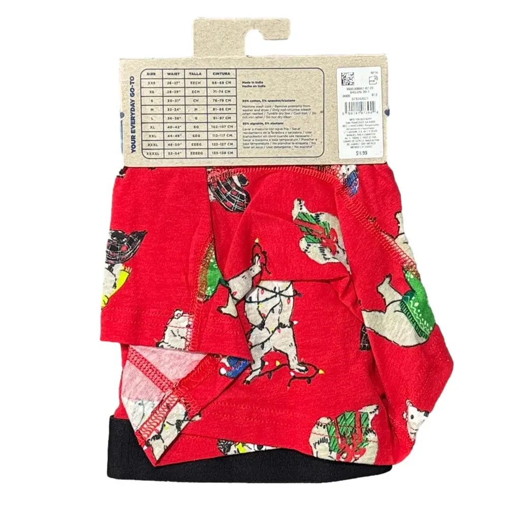 Mens Christmas Polar Bears Boxer Briefs - Size XXL - Old Navy - NWT